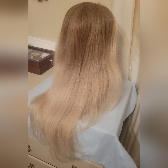 NEW Eniola "Kristy" Blonde Human Hair Wig - Picture 9 of 17